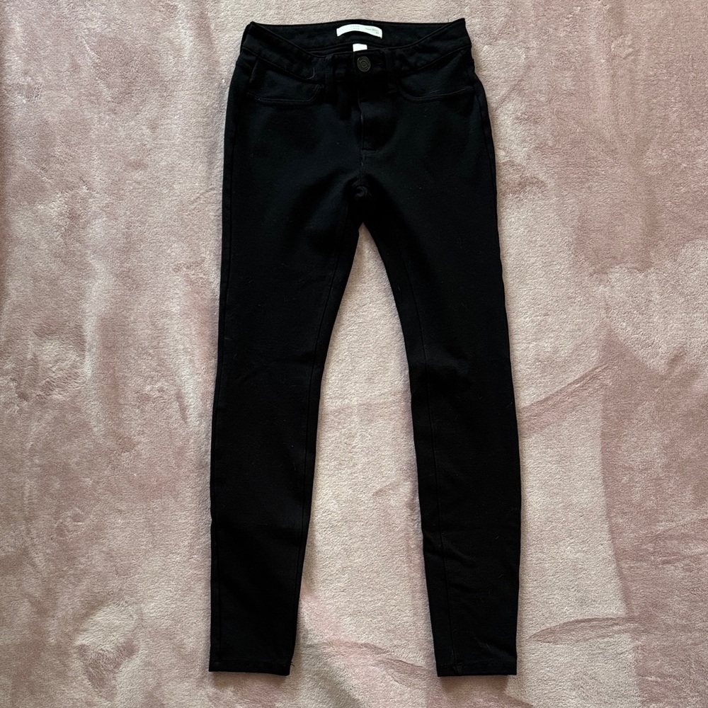 LC Lauren Conrad super skinny ponte pants black